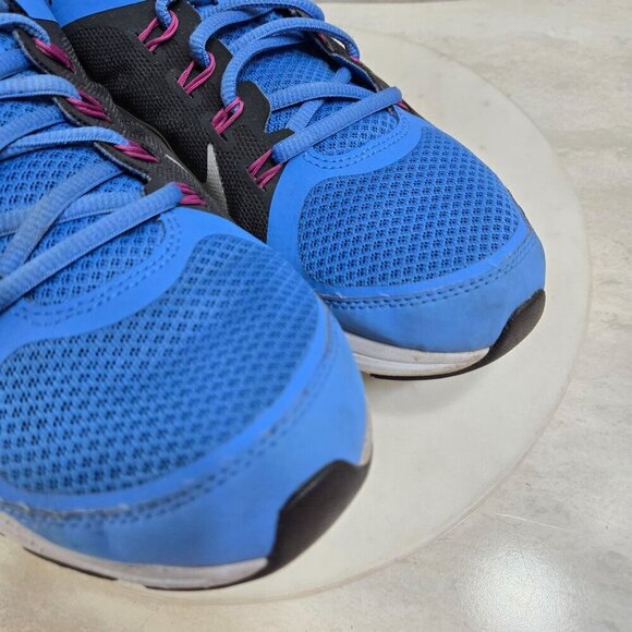 Nike Zoom Elite+ Sneakers Womens Size 11.5 Running Shoes Blue Black‎ Fitsol - Picture 4 of 15